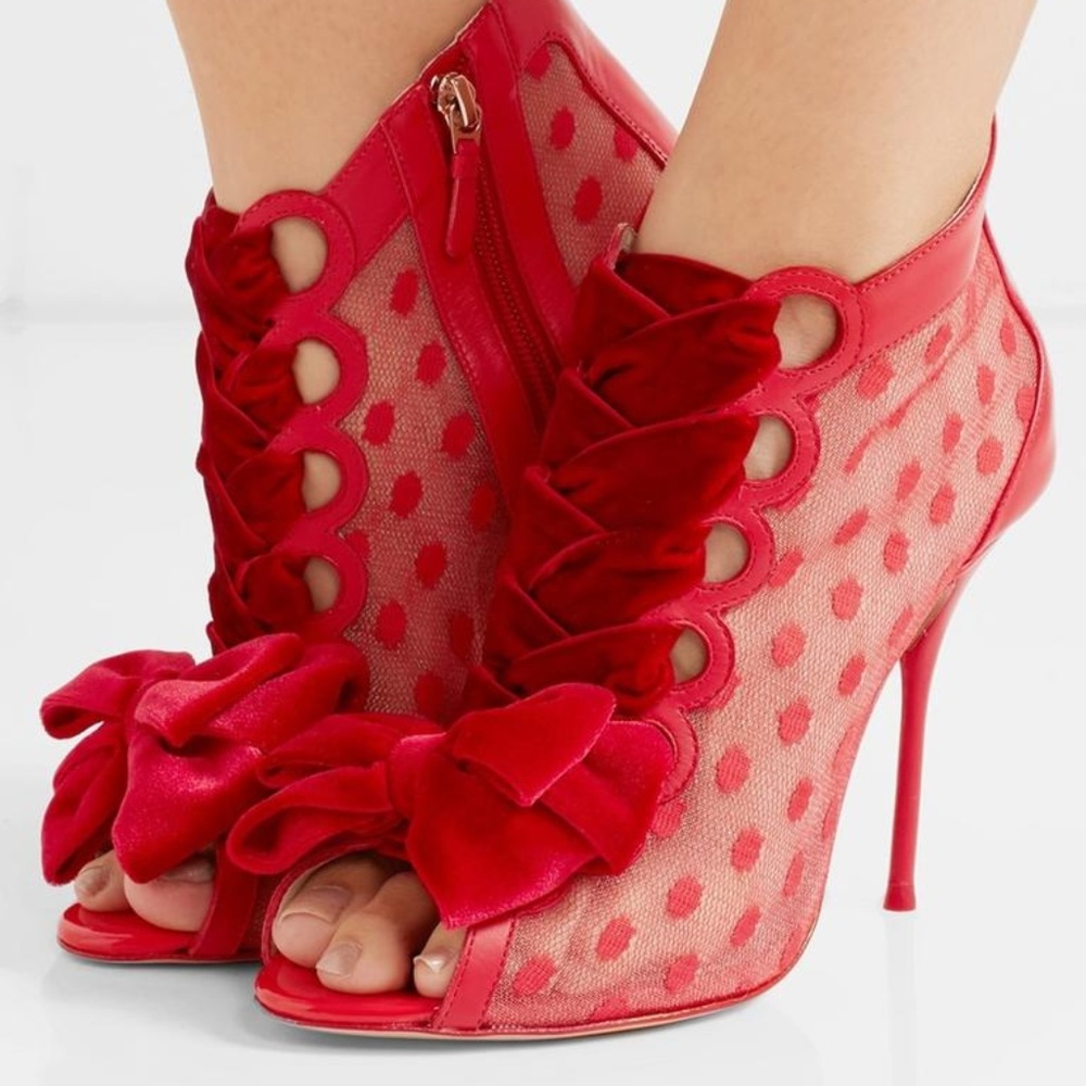 πSOLDπSophia Webster New Polka Dot Tulle Sandal - Picture 1 of 8